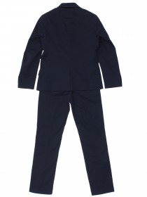 купить Костюм синий классический: пиджак и брюки, ткань с небольшим блеском