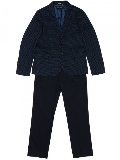 Костюм синий классический пиджак и брюки