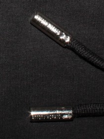 Костюм чёрный спортивный декорирован стеганой плащевой тканью цена