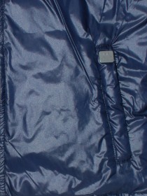купить Куртка пуховая двухсторонняя с капюшоном: коричневый/синий