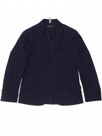 Пиджак синий классический, ткань с небольшим блеском цена