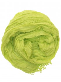 Шарф салатового цвета из легкой ткани