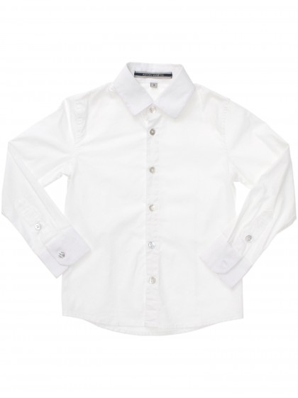 Рубашка белая классическая с брендингом