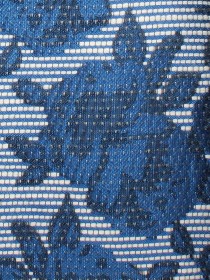 Комплект: болеро синее шерстяное со стразами, белая блузка с рюшами и юбка пышная с синими розами цена