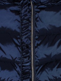 Комплект пуховой: синее с голубым пальто с натуральным мехом на капюшоне и синий полукомбинезон цена