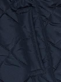 Пальто стеганное синее цена