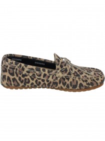 купить Мокасины леопардовые замшевые со шнурками