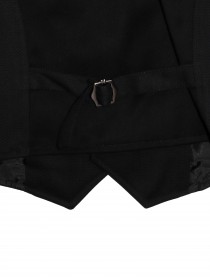 купить Комплект черный классический: жилетка с рисунком и брюки 