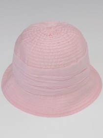 Шляпа розовая легкая с бантом цена