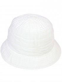 купить Шляпа белая легкая с большим бантом
