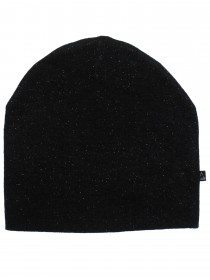 Комплект чёрный с люрексом: шапка и шарф цена