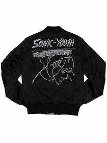 Куртка черная ветровка " Sonic youth" фото