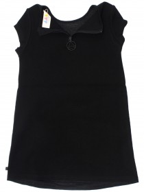 Платье чёрное с разноцветным рисунком из пайеток "Оленёнок Бэмби" фото