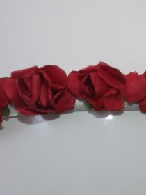 Ободок красные "Розы" фото