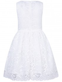 Платье белое кружево с вышивкой "3 тюльпана" и пайетками цена