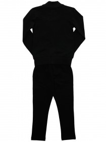 Спортивный черный костюм с патчами  цена