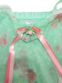 Платье салатовое шифоновое с жилеткой украшенной пайетками  фото