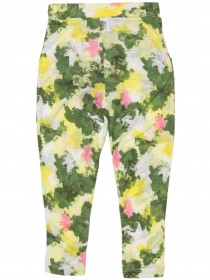 купить Комплект яркий летний: разноцветные штаны и коралловая майка