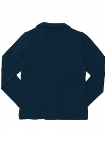 купить Костюм темно-синий: пиджак с платком и брюки с отворотами