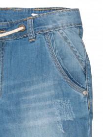 Шорты джинсовые на шнурке в поясе цена