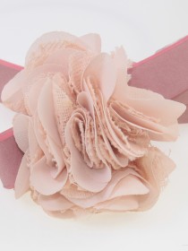купить Ремень розовый с цветком