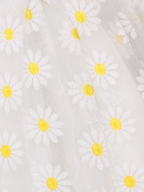 Комплект: юбка белая пышная и желтый топ "Ромашки" цена