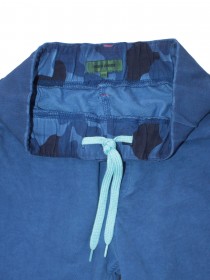 Костюм синий с серым спортивный: толстовка с капюшоном на молнии, футболка и штаны фото