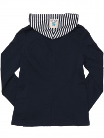 Пиджак темно-синий в стиле "Casual" с отстегивающимся капюшоном цена