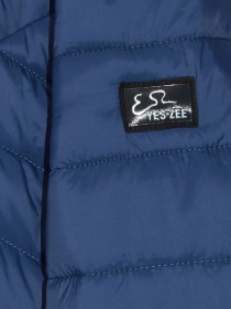 Пальто синее с контрастным капюшоном цена