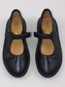 Туфли темно-синие с перламутром кожаные классические фото
