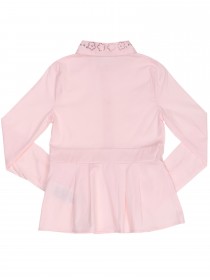 Блузка розовая со стразами Сваровски фото